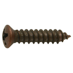#8 x 3/4" Steel Phillips Oval Head Decorative Sheet Metal Screws
