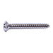 #6 x 1-1/4" 18-8 Stainless Steel Phillips Oval Head Sheet Metal Screws