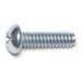 #6-32 x 1/2" Zinc Plated Steel Coarse Thread Phillips Round Head Machine Screws