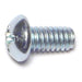 1/4"-20 x 1/2" Zinc Plated Steel Coarse Thread Phillips Round Head Machine Screws