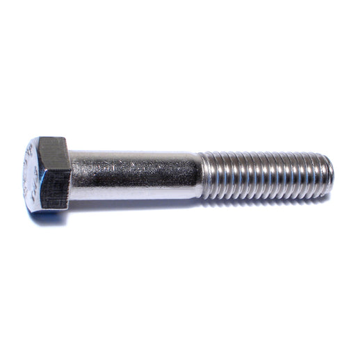 7/16"-14 x 2-1/2" 18-8 Stainless Steel Coarse Thread Hex Cap Screws