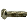 #0-80 x 1/4" 18-8 Stainless Steel Fine Thread Slotted Pan Head Miniature Machine Screws