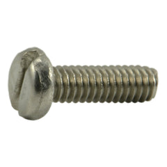#1-72 x 1/4" 18-8 Stainless Steel Fine Thread Slotted Pan Head Miniature Machine Screws