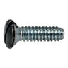 #6-32 x 1/2" Black Painted Steel Coarse Thread Slotted Oval Head Switch Plate Screws