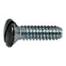 #6-32 x 1/2" Black Painted Steel Coarse Thread Slotted Oval Head Switch Plate Screws