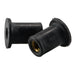 #8-32 x 1/2" Rubber Coarse Thread Wide Head Well Nuts