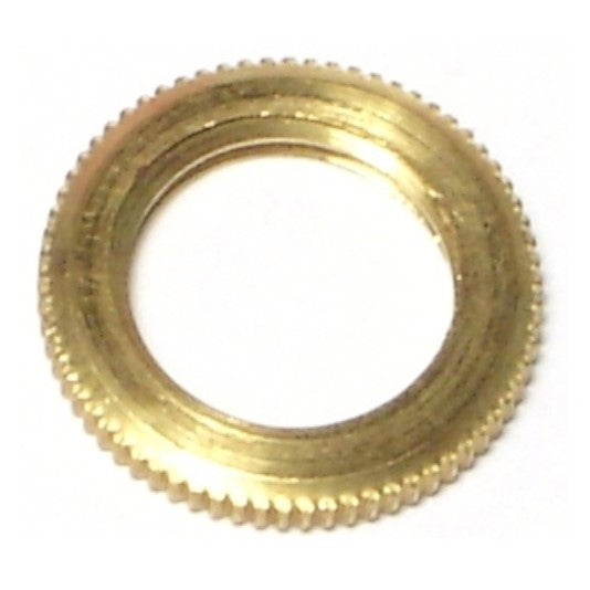 1/4IP x 3/4" Brass Knurled Lock Nuts