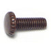 #8-32 x 1/2" Antique Brass Plated Steel Coarse Thread Knurled Holder Screws