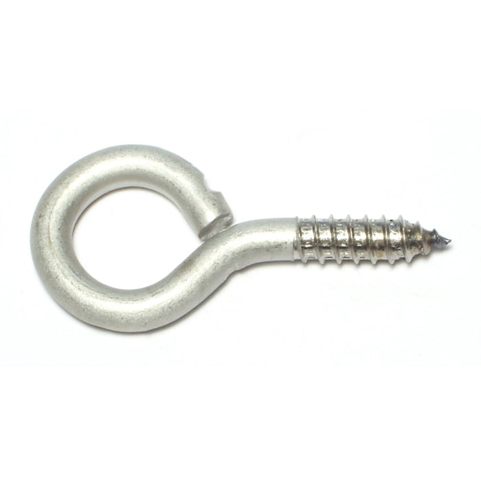 5/16" x 23/32" x 2-5/8" #2 18-8 Stainless Steel Eye Screws