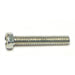 #8-32 x 1" Zinc Plated Steel Coarse Thread Slotted Indented Hex Head Machine Screws