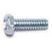 #10-24 x 5/8" Zinc Plated Steel Coarse Thread Slotted Indented Hex Head Machine Screws