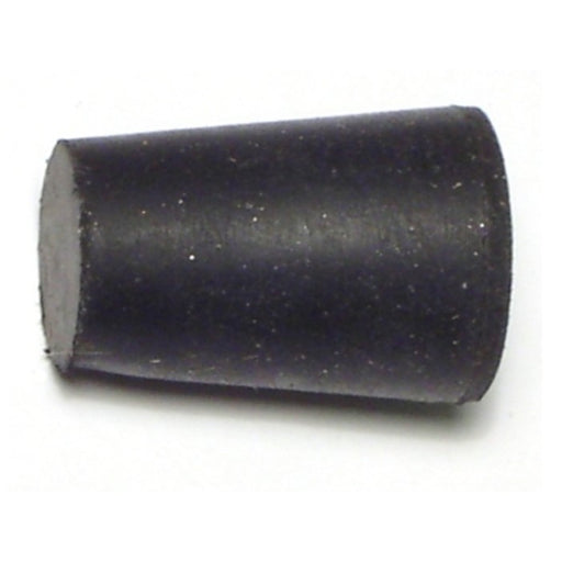 3/8" x 9/16" x 1" #00 Black Rubber Stoppers