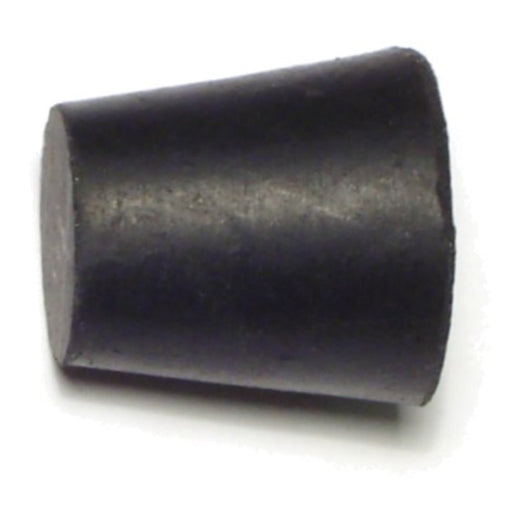 11/16" x 15/16" x 1" #3 Black Rubber Stoppers