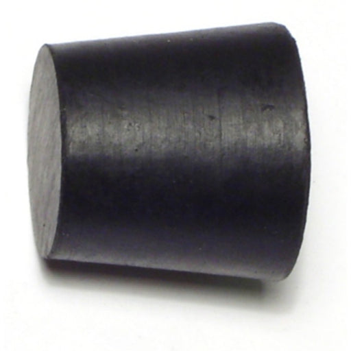 1" x 7/8" x 1" #5 Black Rubber Stoppers