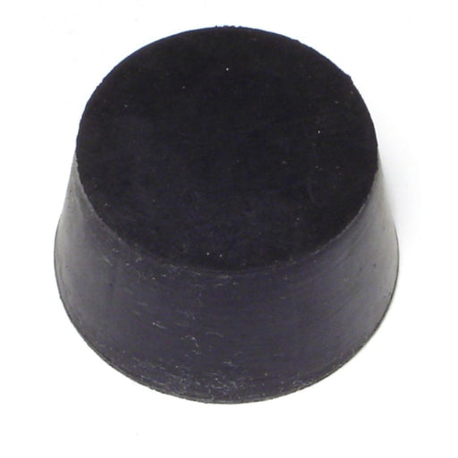 1.7" x 1-7/16" x 1" #9 Black Rubber Stoppers