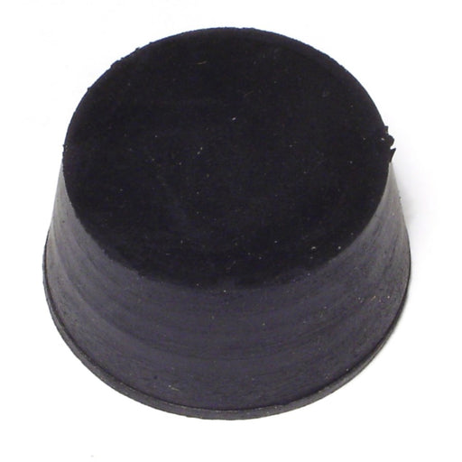 1.9" x 1-5/8" x 1" #10 Black Rubber Stoppers