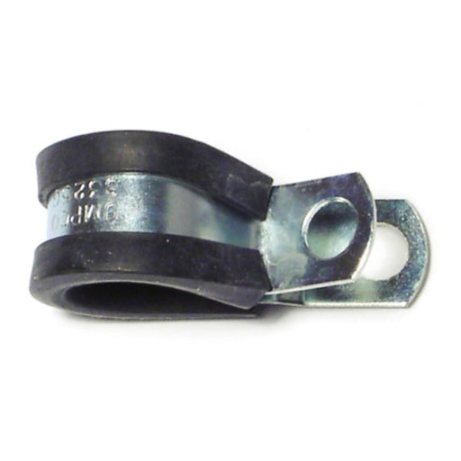 5/8" x 1/2" Rubber Cushioned Steel Support Clamps