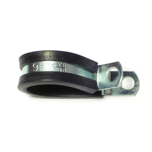 1" x 1/2" Rubber Cushioned Steel Support Clamps