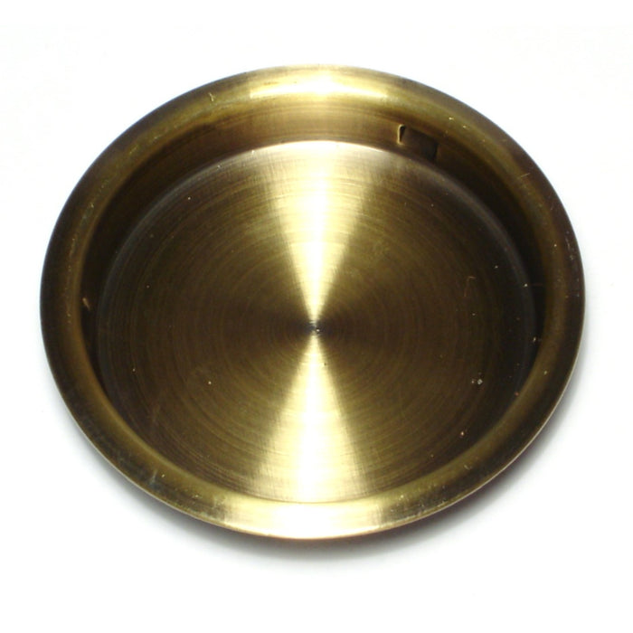 2-1/8" Antique Brass Flush Pulls