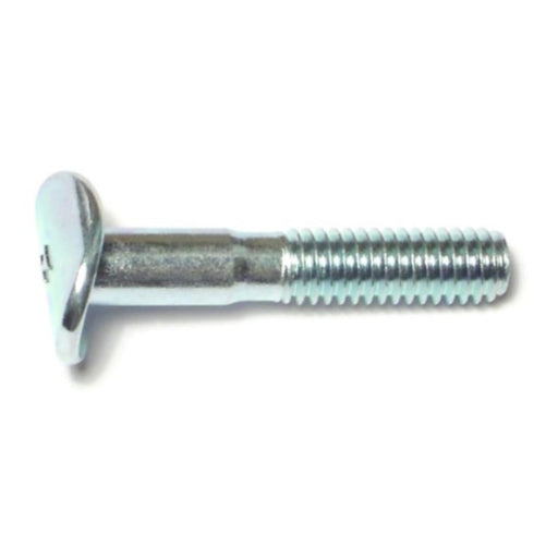 5/16"-18 x 1-3/4" Zinc Plated Steel Coarse Thread Curved Head Machine Screws