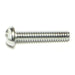 #10-24 x 1" Zinc Plated Steel Coarse Thread Slotted One-Way Round Head Screws