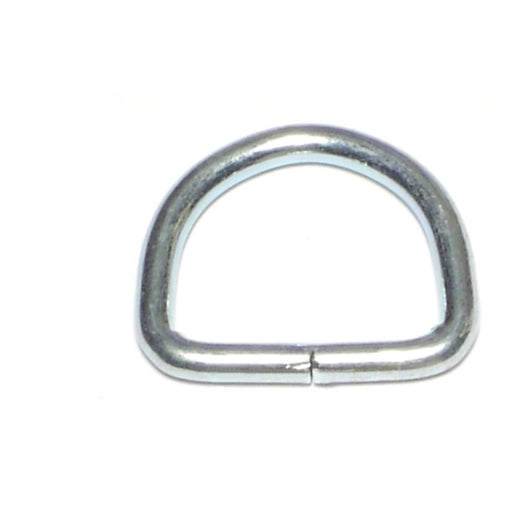 1/8" x 3/4" Zinc Plated Steel D-Rings