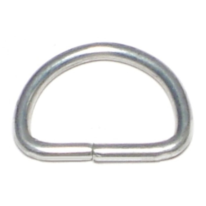 1/8" x 5/8" Zinc Plated Steel D-Rings