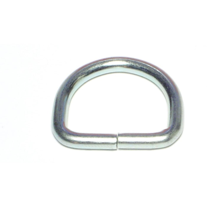 1/8" x 1-1/8" Zinc Plated Steel D-Rings