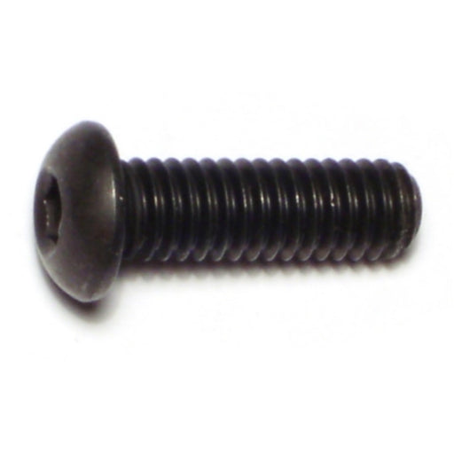 5/16"-18 x 1" Plain Steel Coarse Thread Button Head Socket Cap Screws