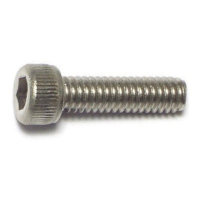 #8-32 x 1/2" 18-8 Stainless Steel Coarse Thread Socket Cap Screws