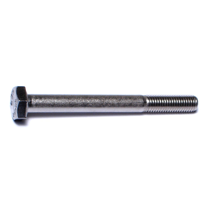1/4"-28 x 2-1/2" 18-8 Stainless Steel Fine Thread Hex Cap Screws