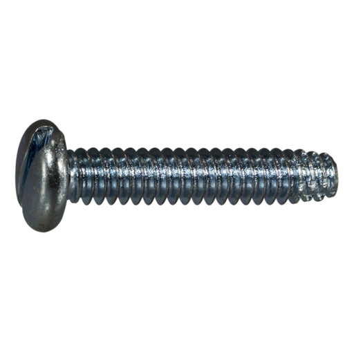 #10-24 x 1" Steel Coarse Thread Slotted Pan Head Thread Cutting Screws