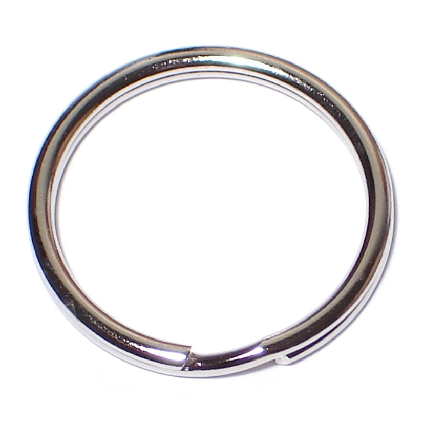 1" Nickel Split Key Rings