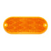 4-3/8" x 1-7/8" Amber Plastic Reflectors with Mounting Holes