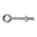 1/4"-20 x 2-5/8" Zinc Plated Steel Coarse Thread Eye Bolts with Nuts