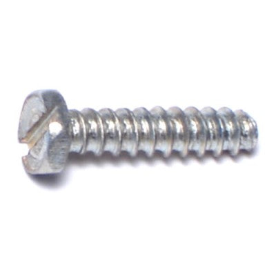 #4 x 1/2" Zinc Plated Steel Hex Washer Head Type B Sheet Metal Screws