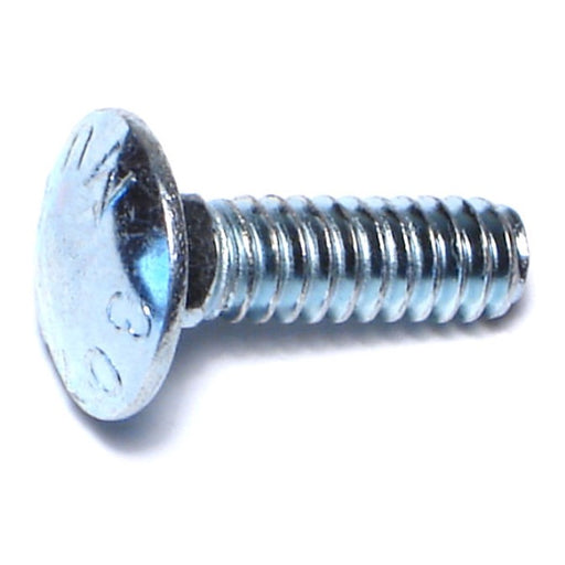 3/16"-24 x 5/8" Zinc Plated Steel Coarse Thread Carriage Bolts