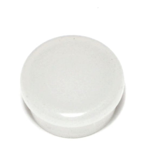 1" White Plastic Inside Round Caps