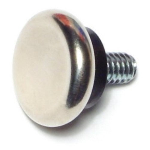 7/8" Cushioned Nickel Furniture Glides