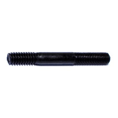 1/4"-20 x 1/4"-28 x 2" Zinc Plated Steel Fine Thread Automotive Studs