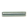 1/4"-20 x 1/4"-20 x 1-1/4" Zinc Plated Steel Coarse Thread Automotive Studs