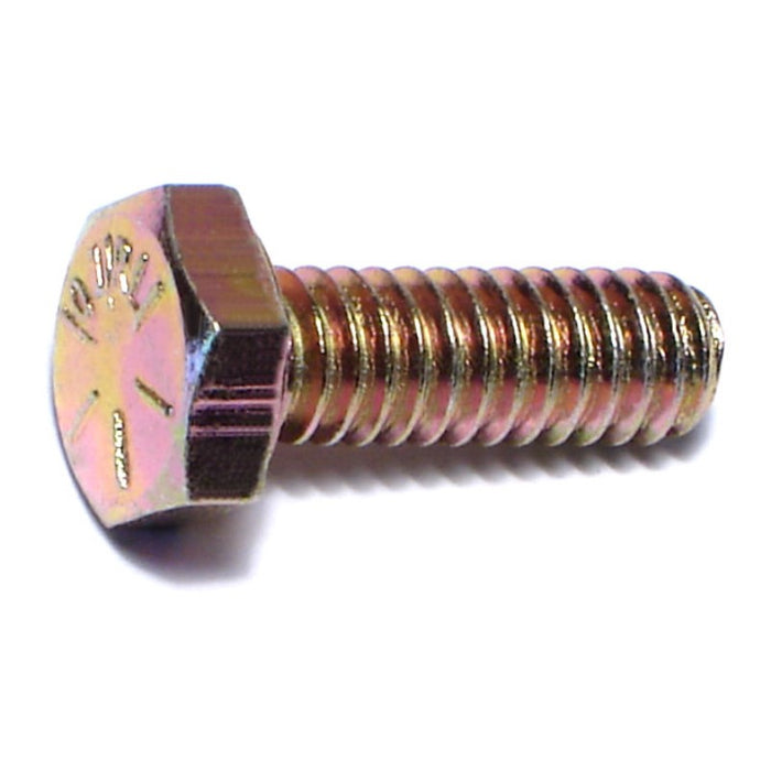 1/4"-20 x 3/4" Zinc Plated Grade 8 Steel Coarse Thread Hex Cap Screws