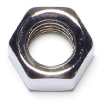 7/16"-14 Chrome Plated Grade 5 Steel Coarse Thread Hex Nuts