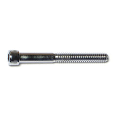 1/4"-20 x 2-1/4" Chrome Plated Grade 8 Steel Coarse Thread Knurled Socket Cap Screws