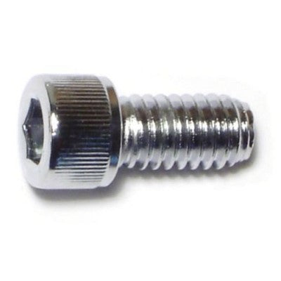 5/16"-18 x 5/8" Chrome Plated Grade 8 Steel Coarse Thread Knurled Socket Cap Screws