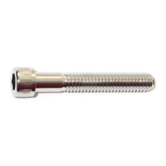 5/16"-18 x 2" Chrome Plated Grade 8 Steel Coarse Thread Knurled Socket Cap Screws