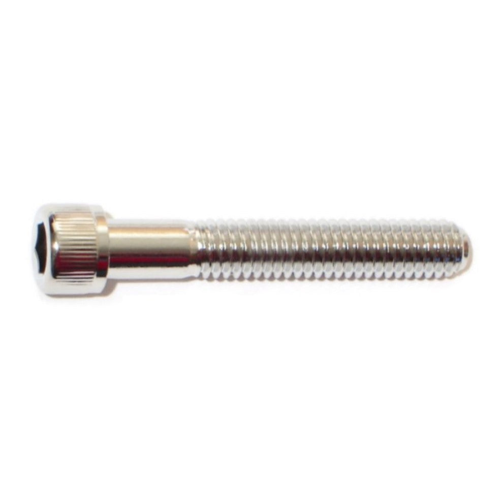 5/16"-18 x 2" Chrome Plated Grade 8 Steel Coarse Thread Knurled Socket Cap Screws