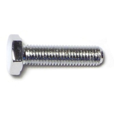 1/4"-28 x 1" Chrome Plated Grade 5 Steel Fine Thread Hex Cap Screws