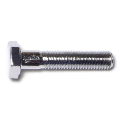 1/4"-28 x 1-1/4" Chrome Plated Grade 5 Steel Fine Thread Hex Cap Screws