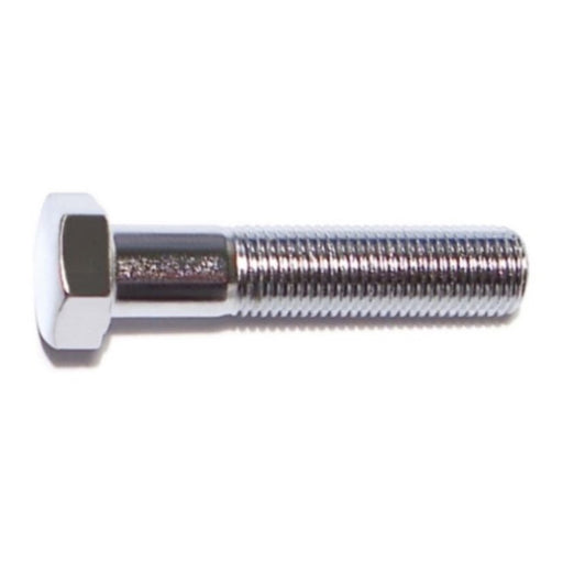 3/8"-24 x 1-1/2" Chrome Plated Grade 5 Steel Fine Thread Hex Cap Screws